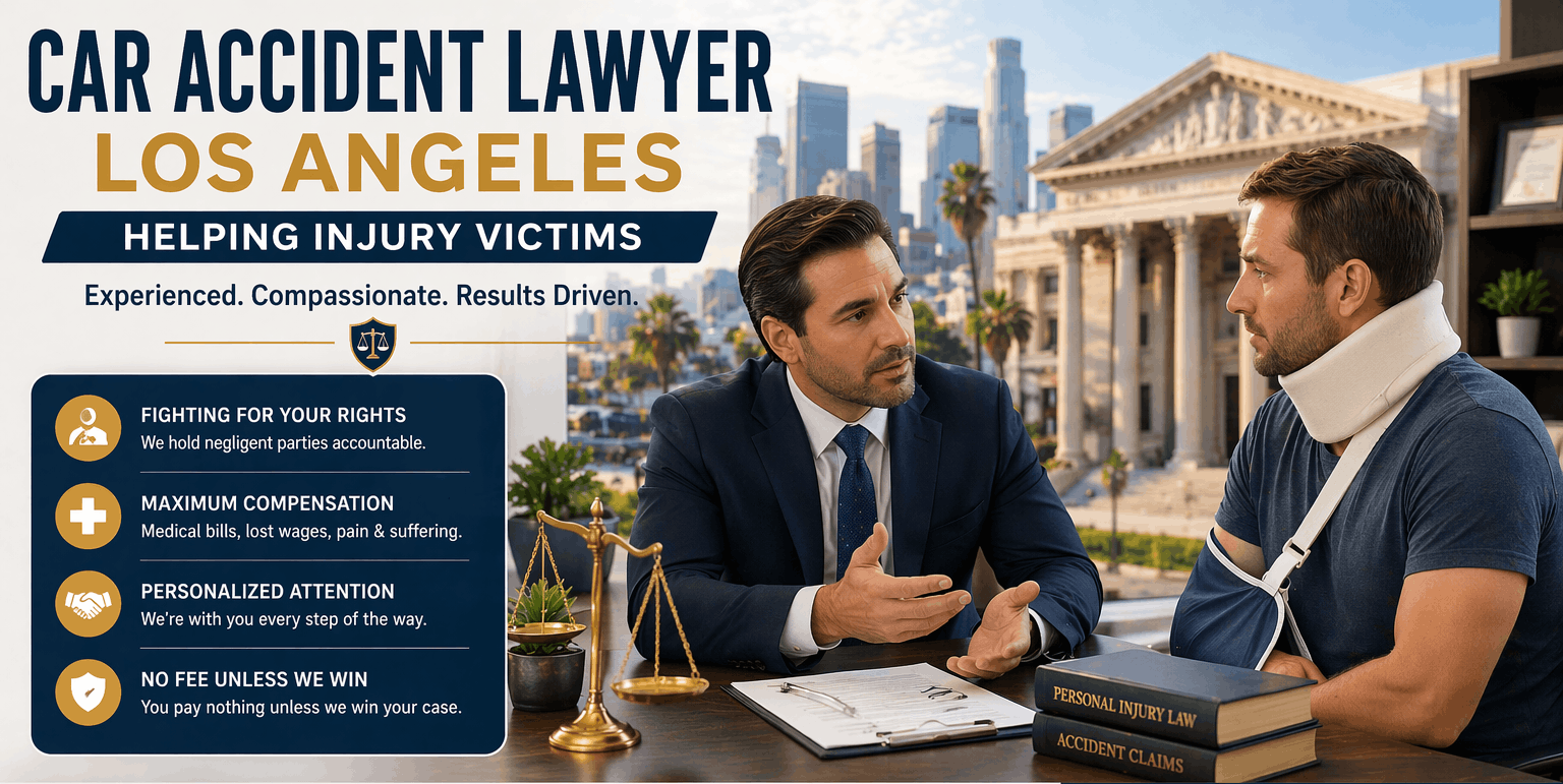 How a Car Accident Lawyer in Los Angeles, California Helps Injury Victims