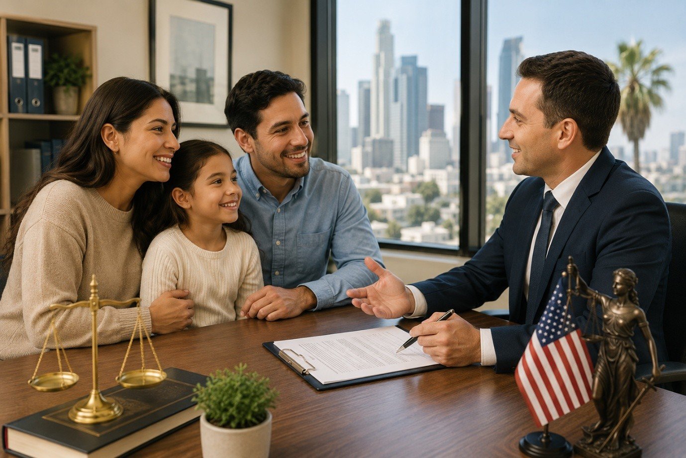 How a Green Card Attorney in Downtown Los Angeles California Assists Families