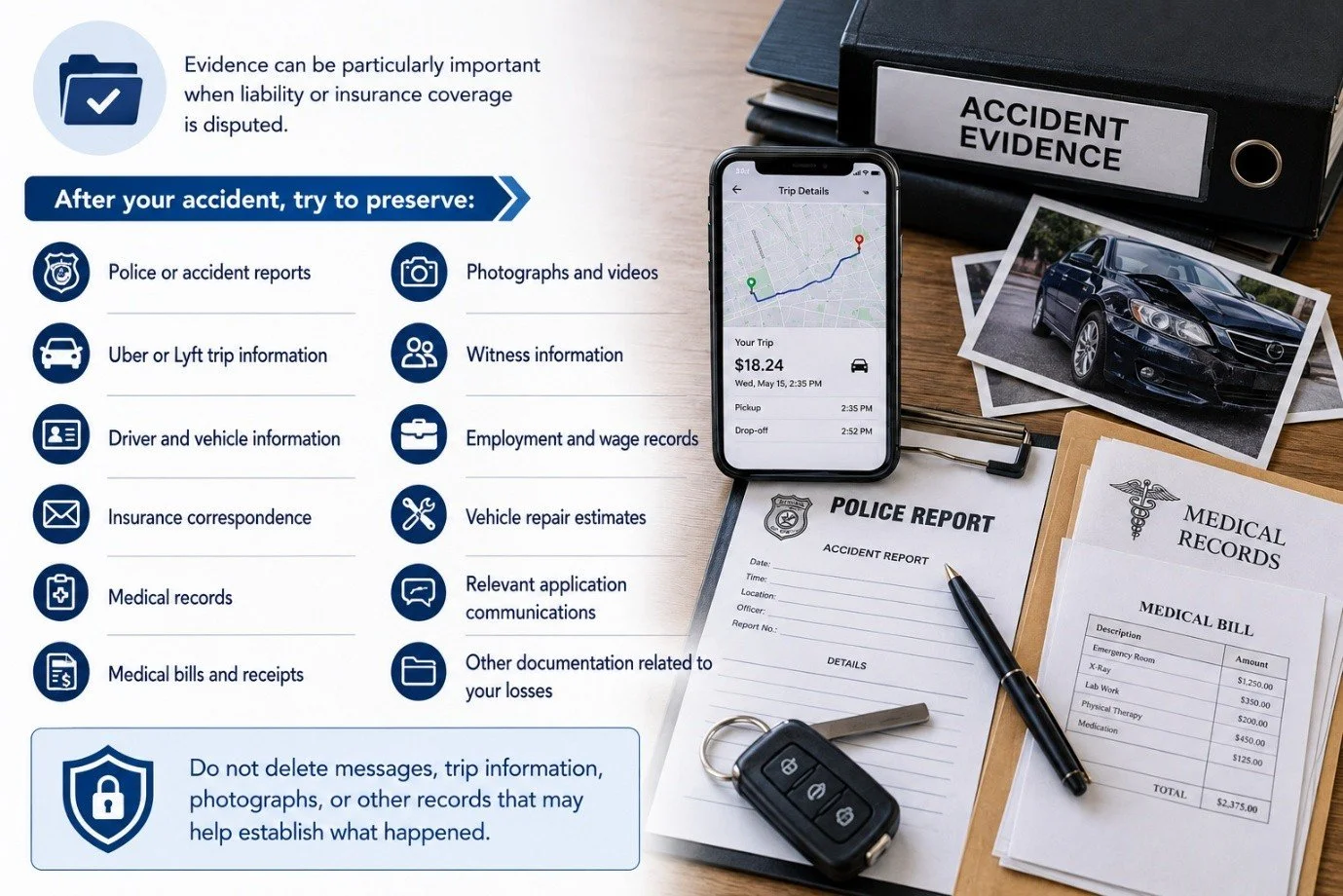 Injured in an Uber or Lyft Accident