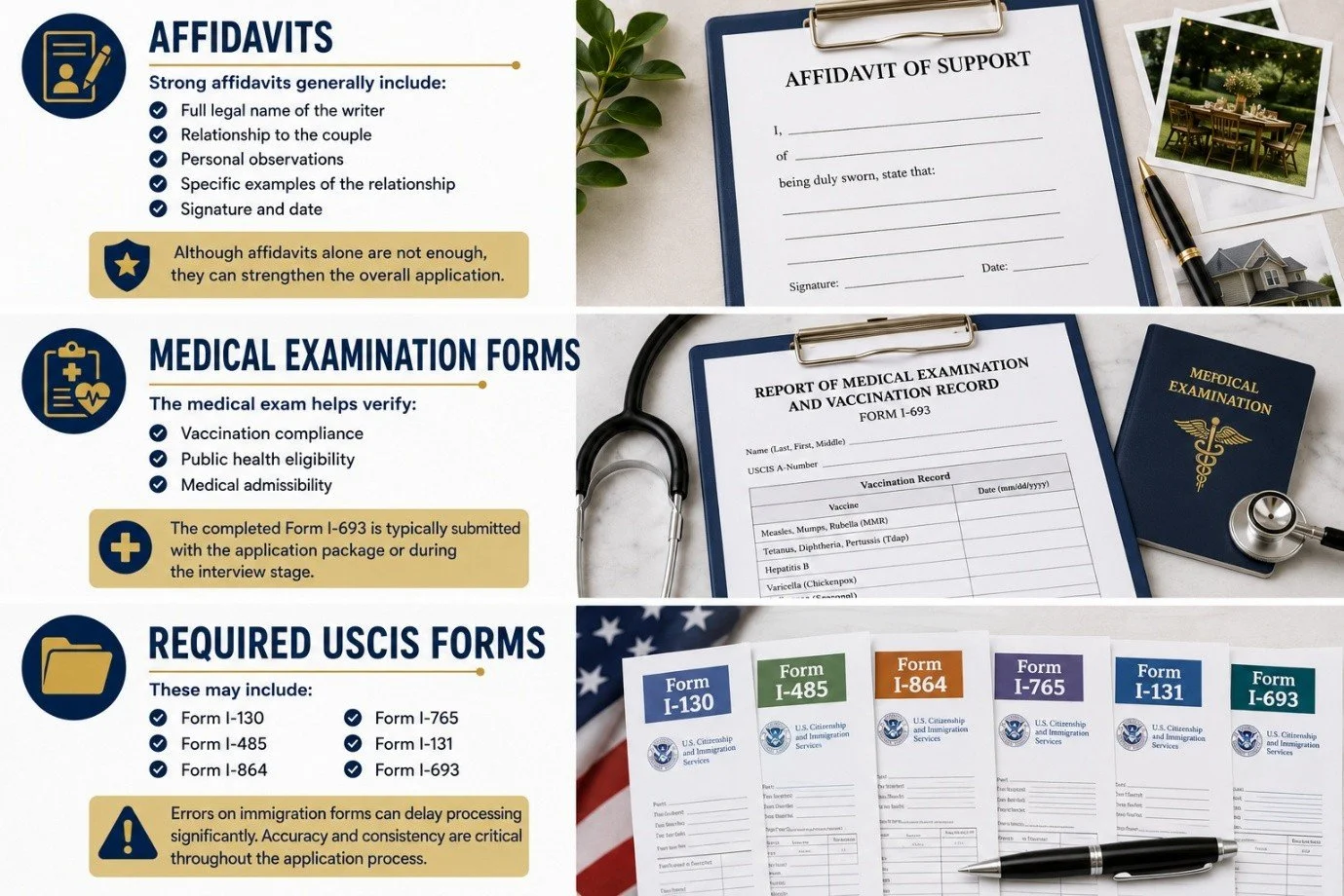 Affidavits From Friends and Family
