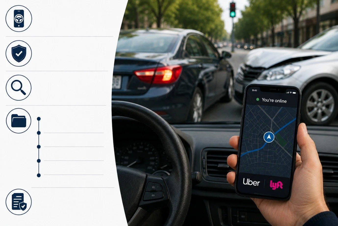 Uber or Lyft Insurance Cover