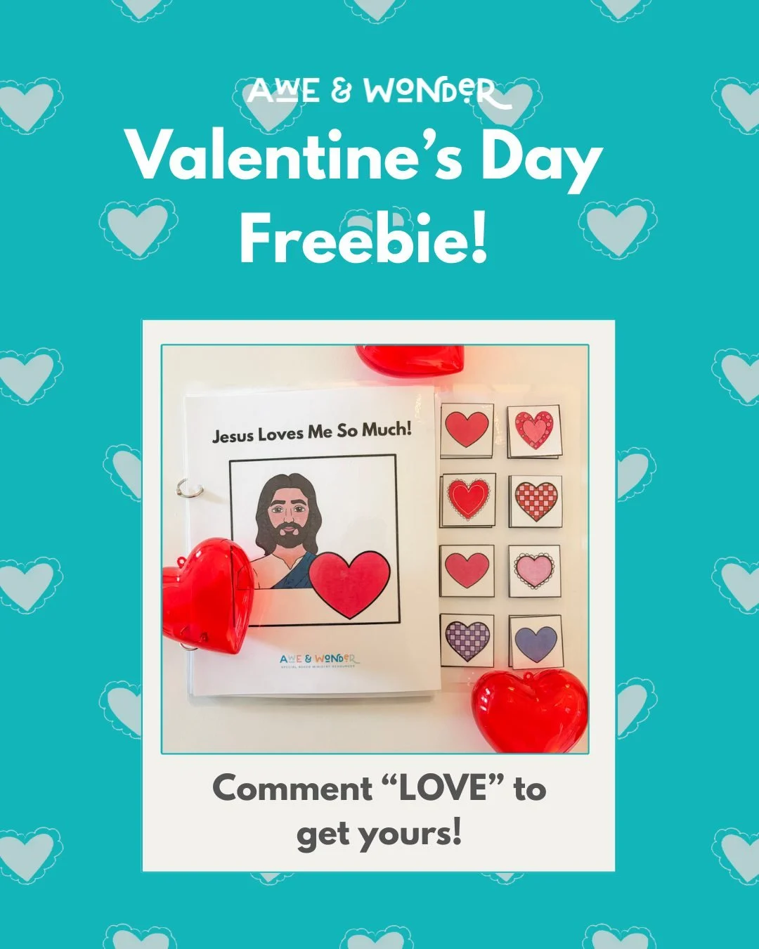 Happy Valentine's Day! Comment "LOVE" to download your FREE Valentine's Day Errorless Book! 💘