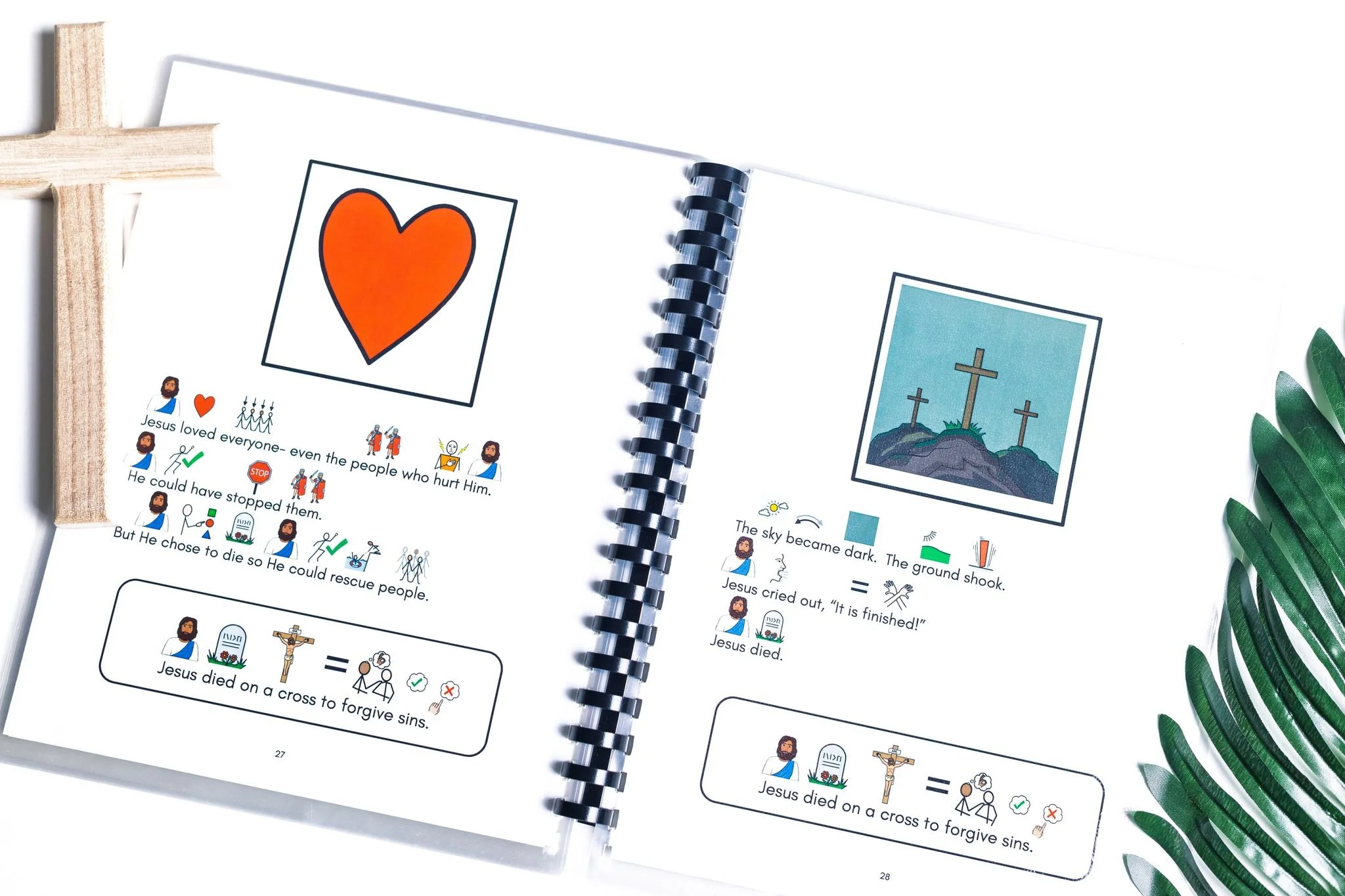 Comment "TOOLS" for the link to today's blog all about the parts of adapted books and walking through some tips for creating your own. Adapted books are a fantastic tool for teaching Gospel truths in disability ministry!

PS- This book is f