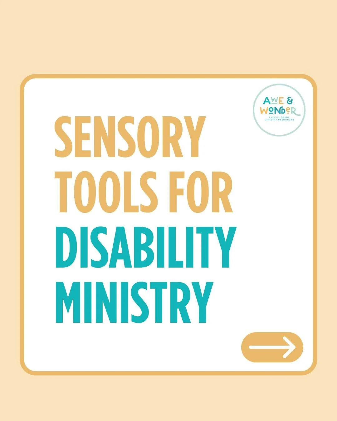 If you're looking to make your ministry spaces more sensory friendly, we have some tools for you! Comment "ROOM" for a link to our sensory room recommendations from Amazon!
