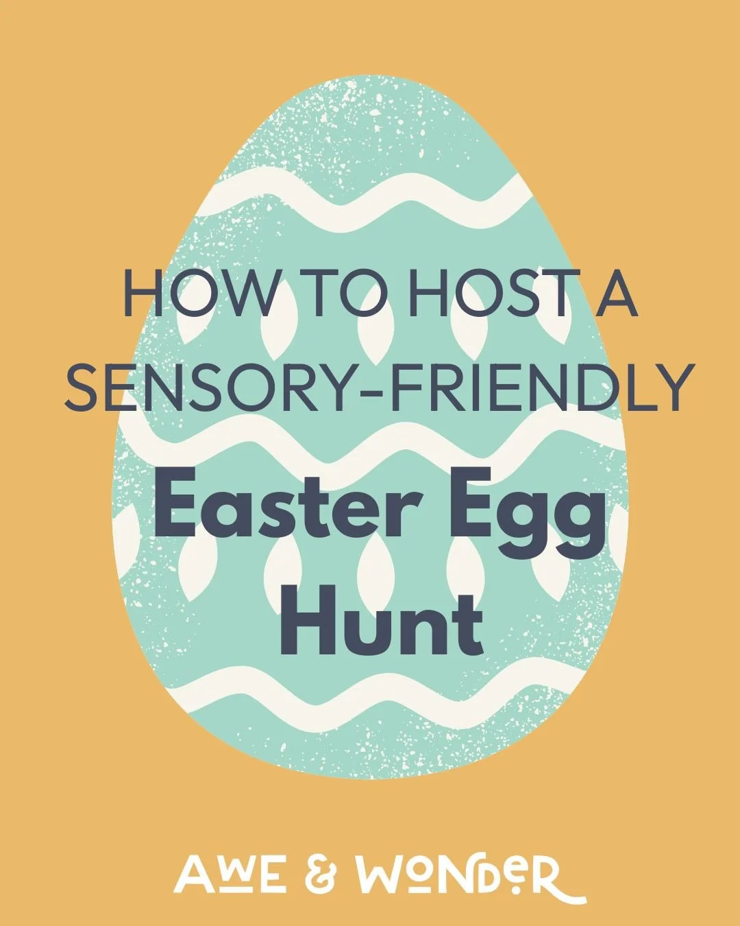 Is your church or community hosting an Easter Egg Hunt this season? Comment "EGGS"  for tips on how to make your egg hunt sensory-friendly!