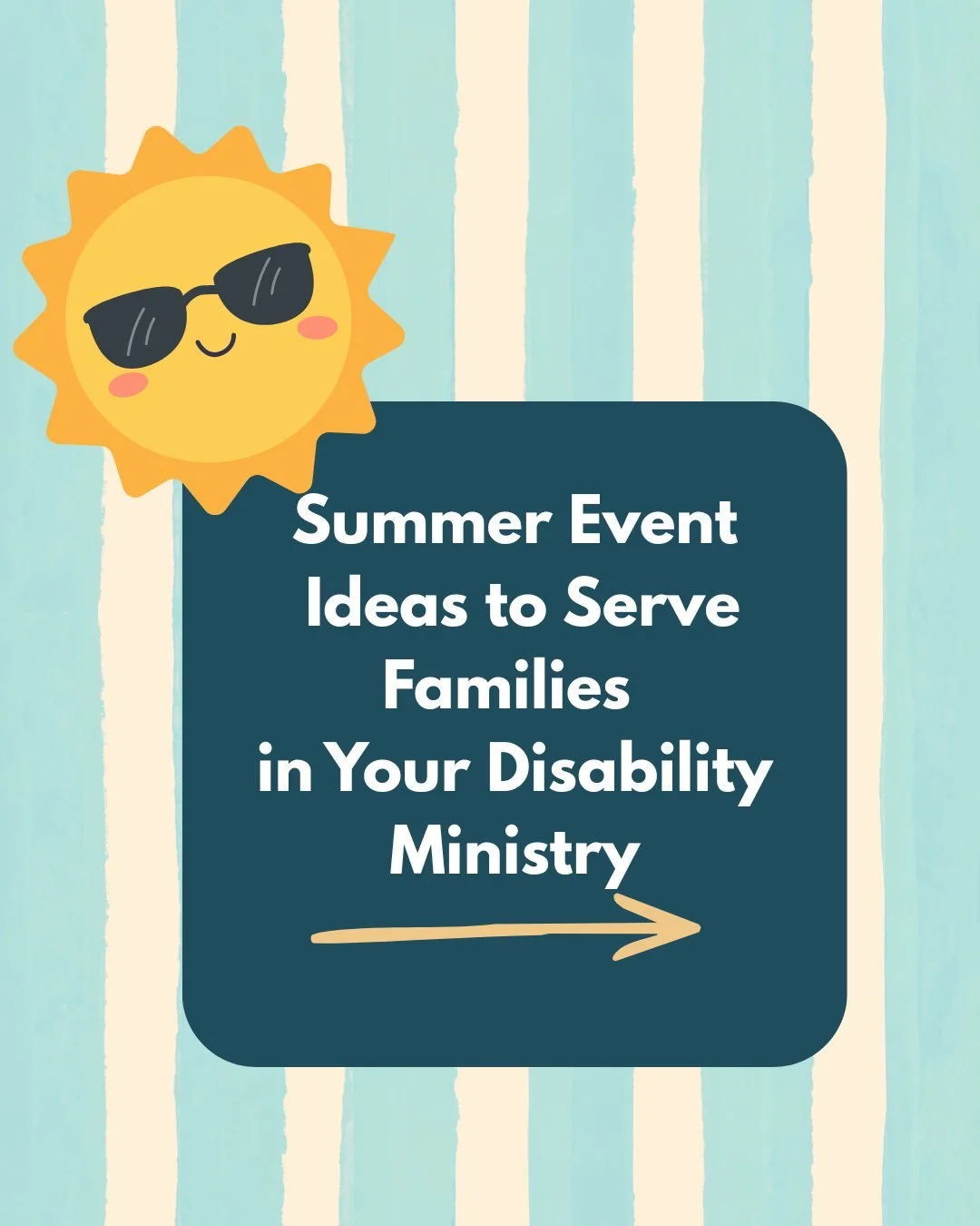 Looking to fill your ministry calendar with some disability-friendly events? Comment "SUMMER" for a link to the latest blog post of summer event ideas!