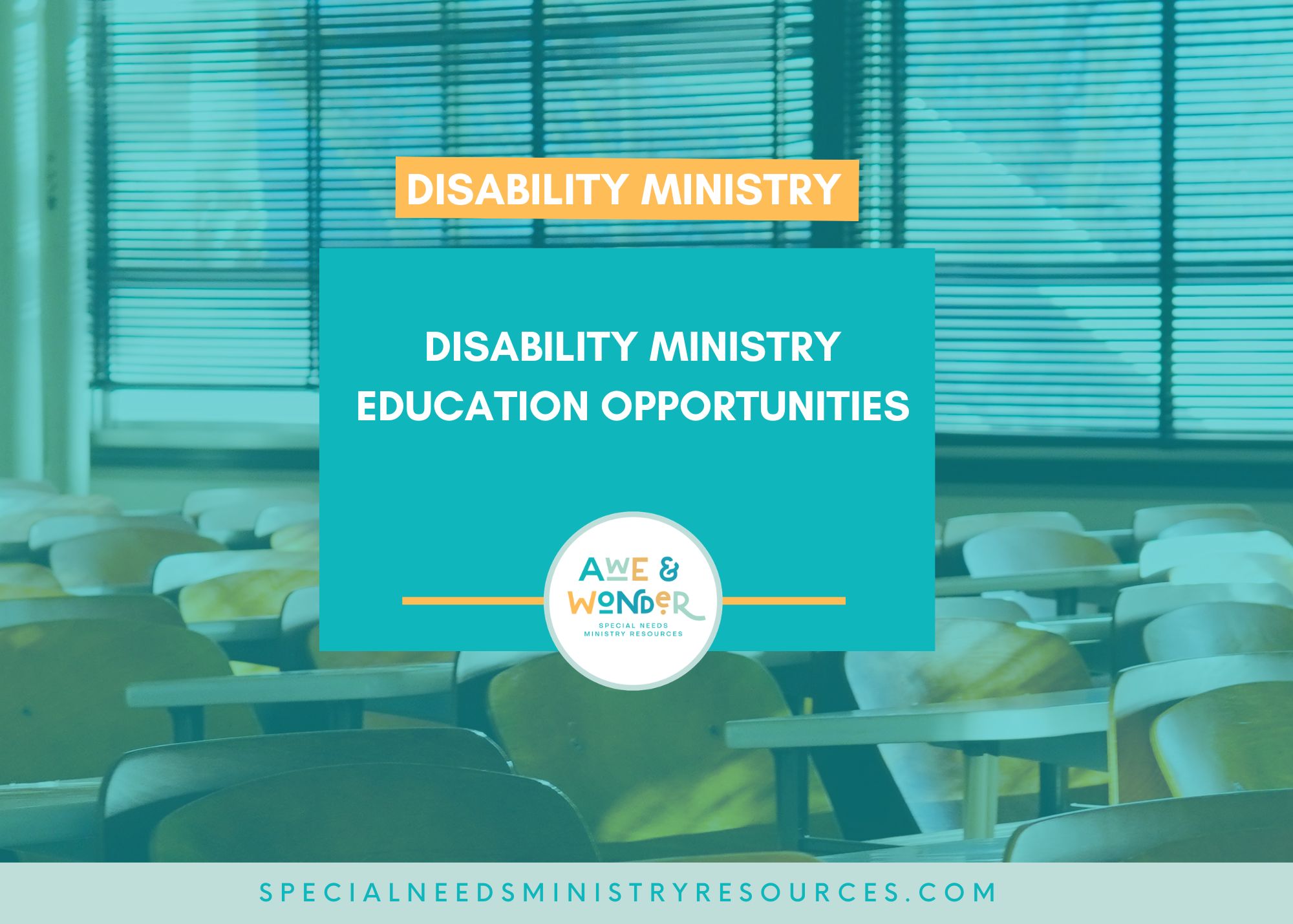 Disability Ministry Education Opportunities