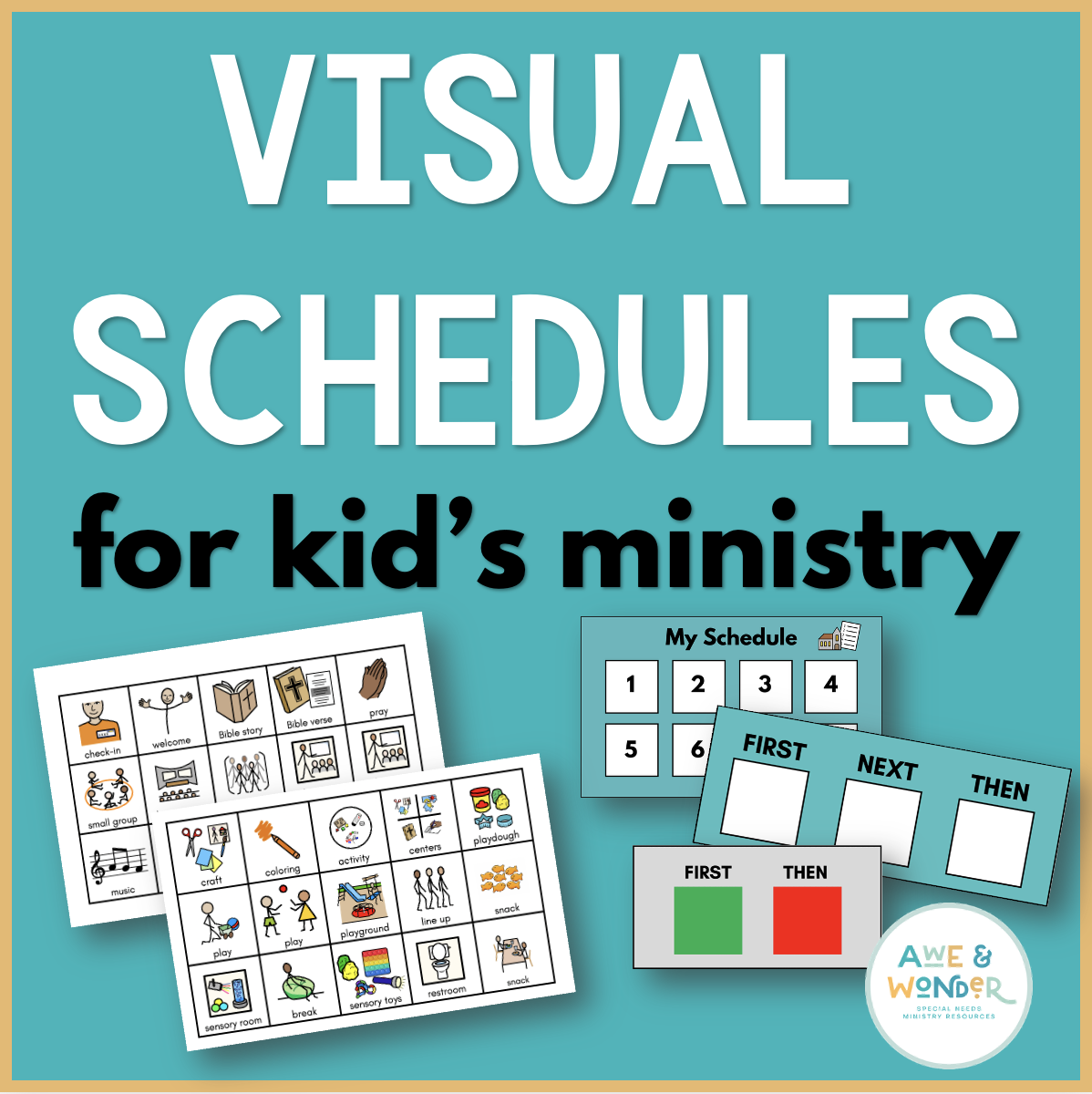 Children's Ministry Visual Schedule