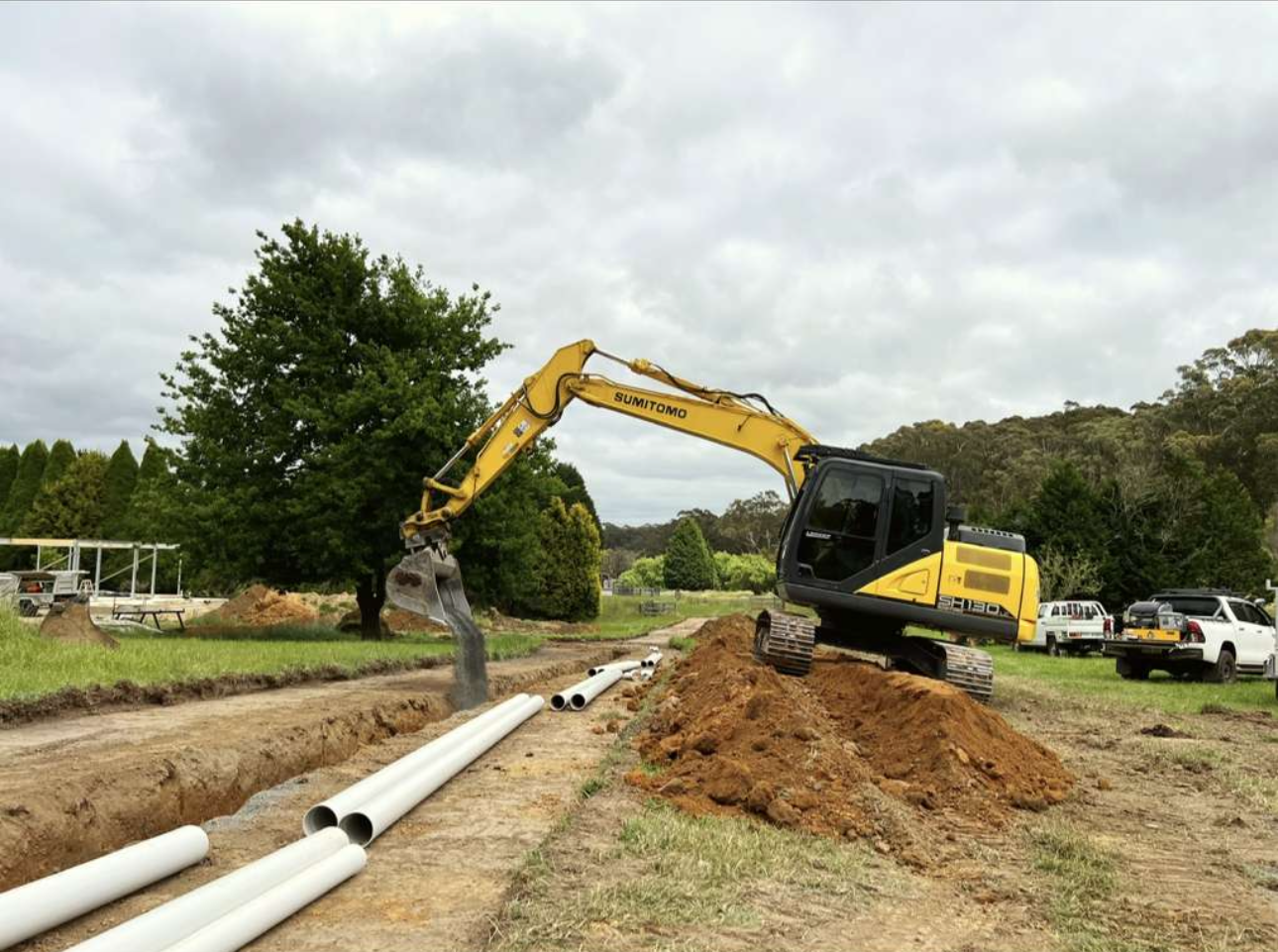 Drainage Pipe Laying 2024