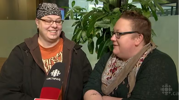 Lisa (left) and Erin Beckwell, Saskatchewan (2004)