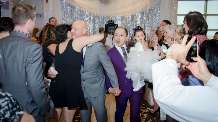 Joe Kucharski (centre-left) and Dwayne Nowdlak (2017)