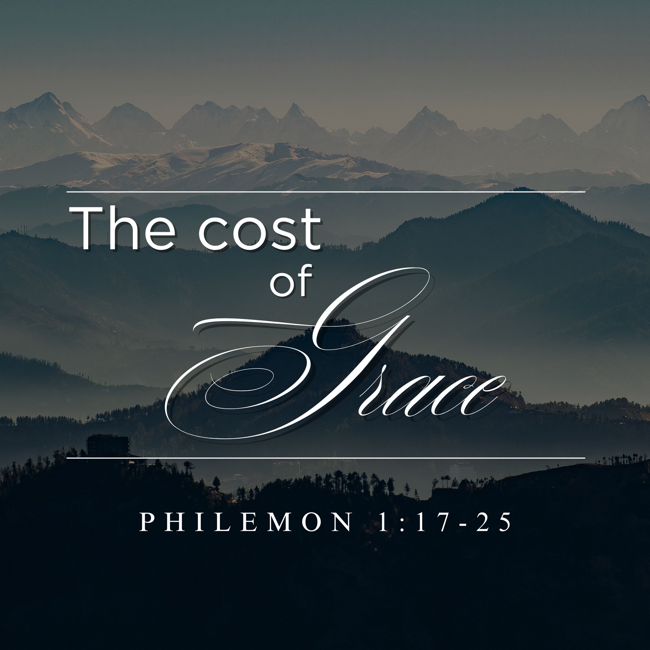 The Cost of Grace