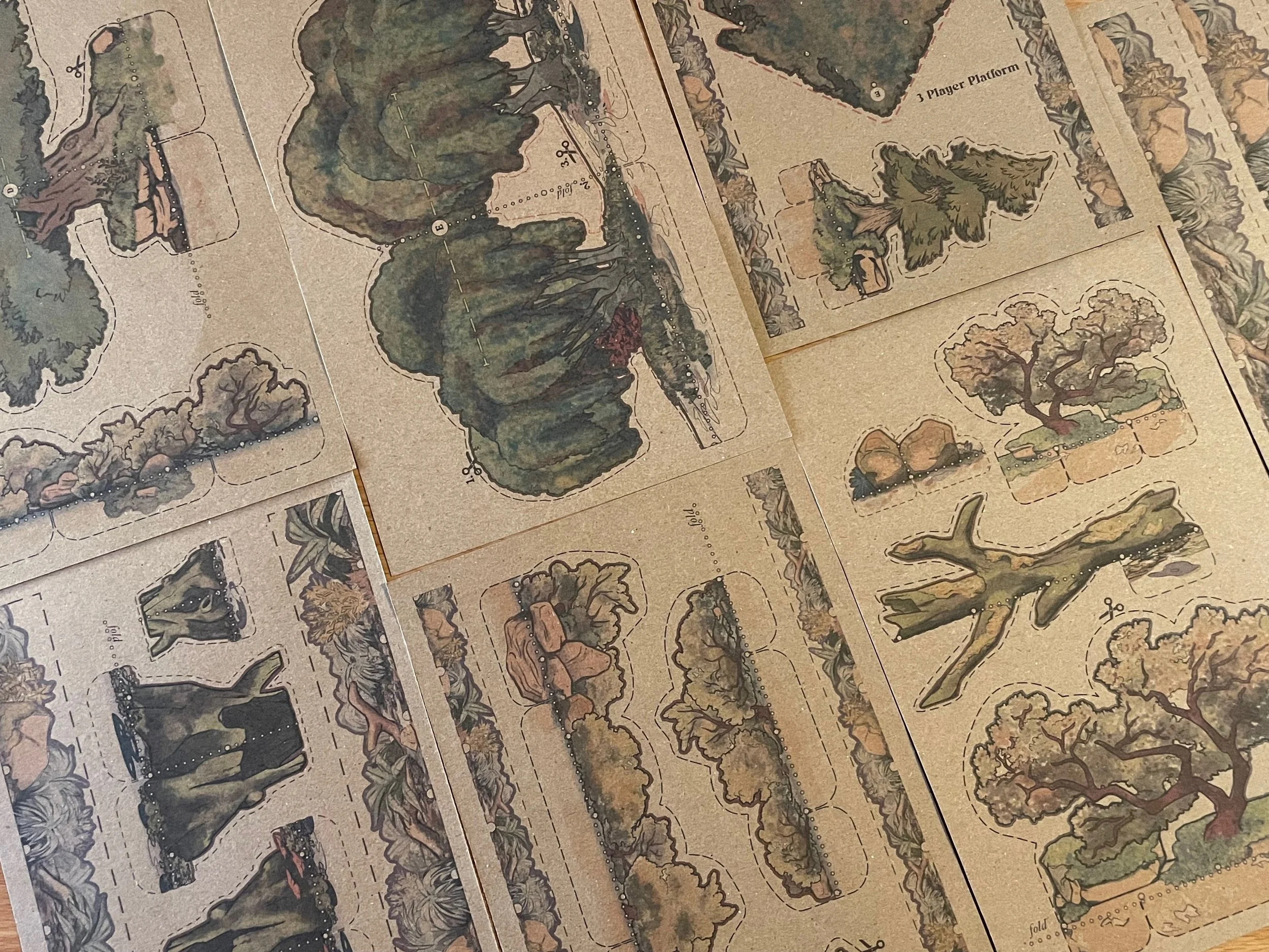 Papercraft Kit - Technical Illustration &amp; Instruction