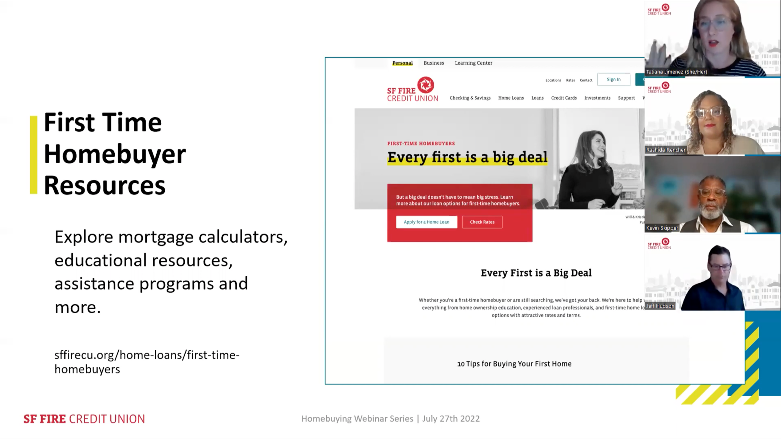 Webinar Graphics • SF Fire Credit Union