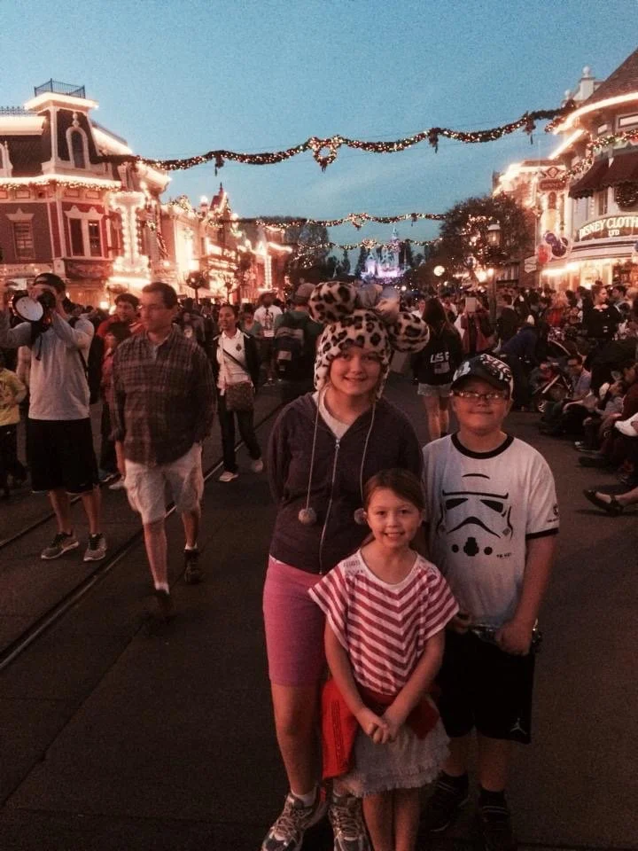 Main Street USA with me, Bradley, and London!