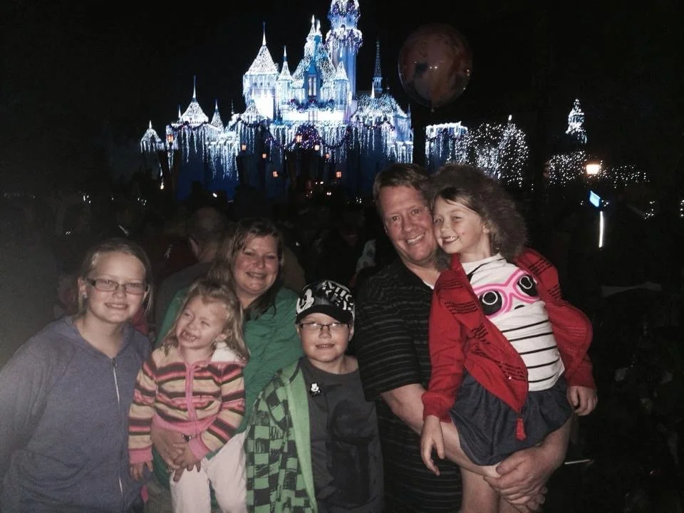 Family @ Disneyland Castle