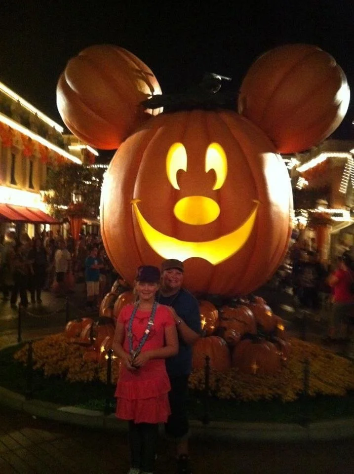 Halloween Pumpkin Mickey!