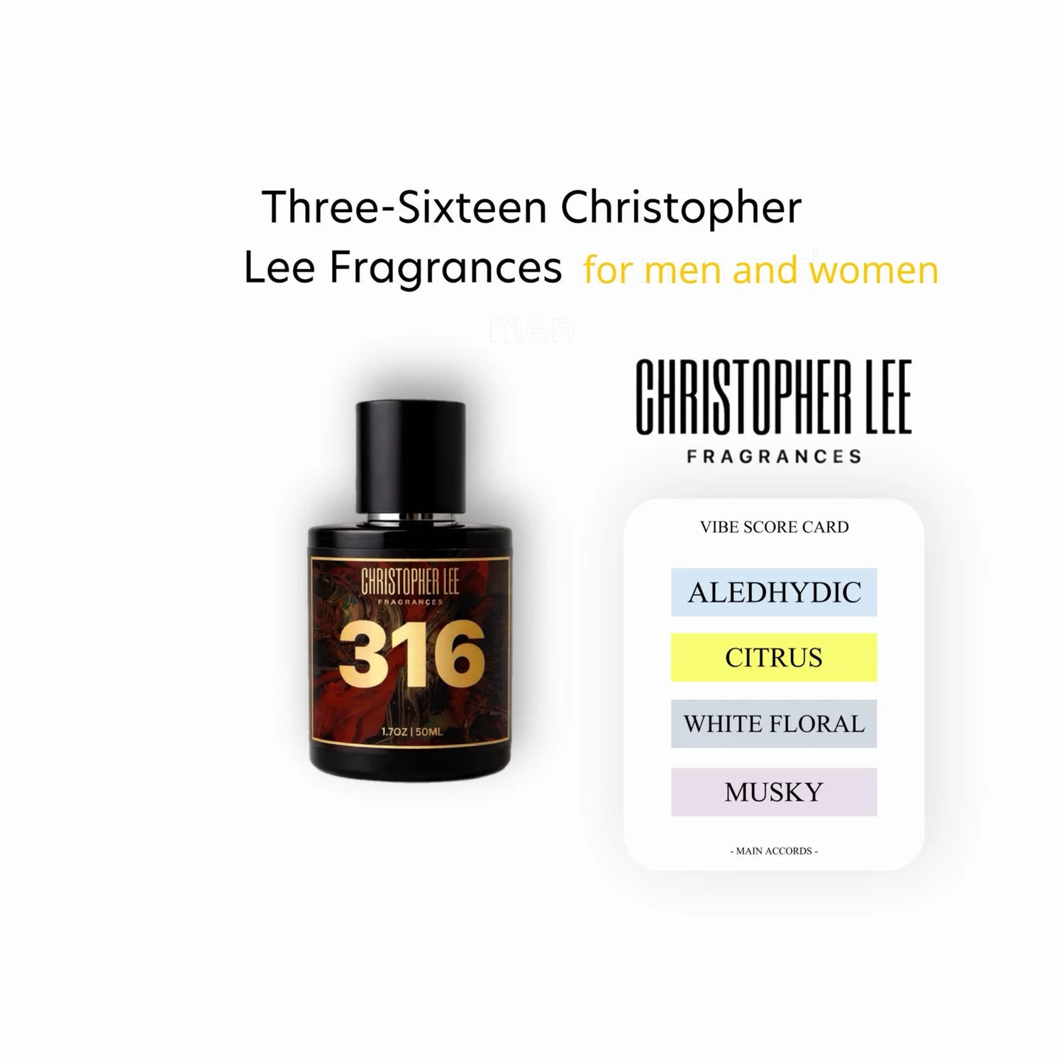 Three-Sixteen — Christopher Lee Fragrances