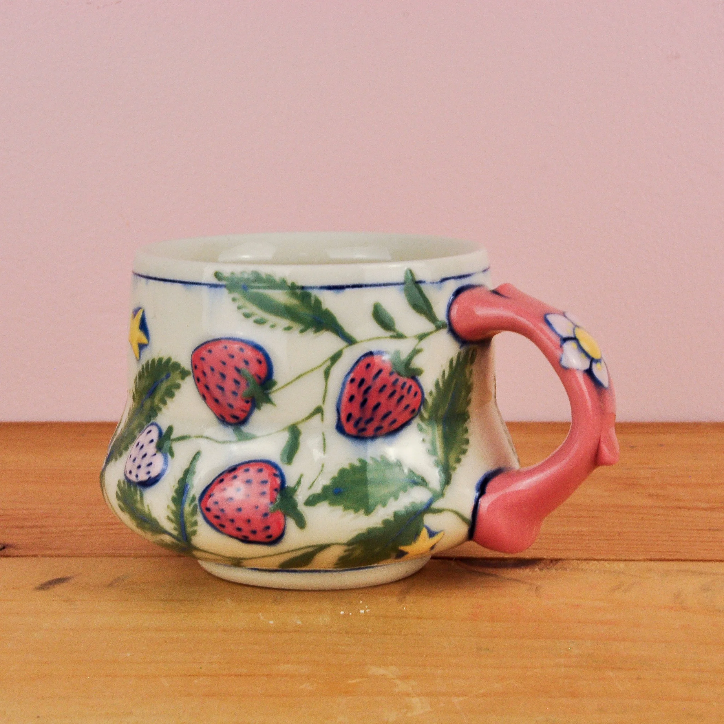 Strawberry teacup 3