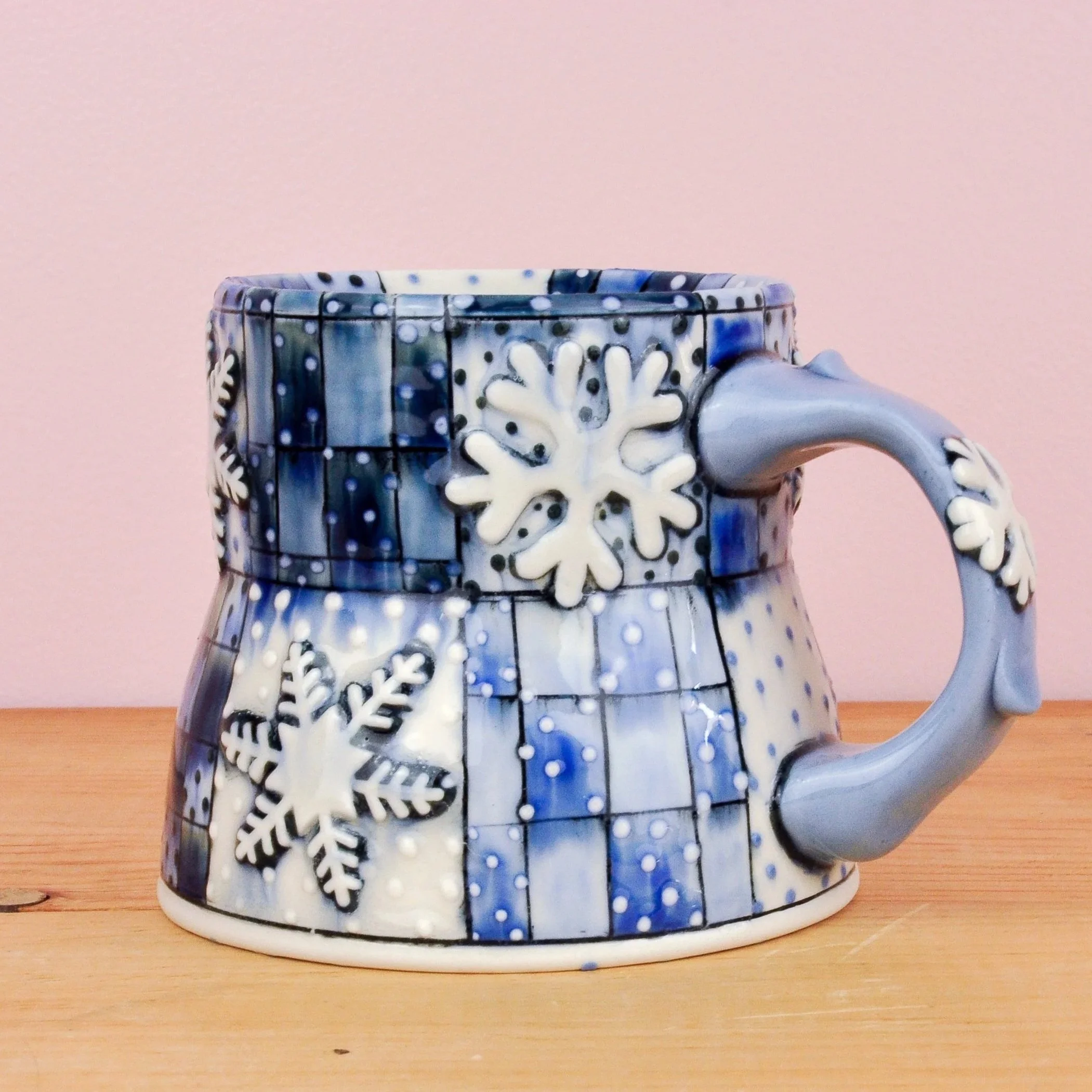 Snowflake Quilt Mug 1