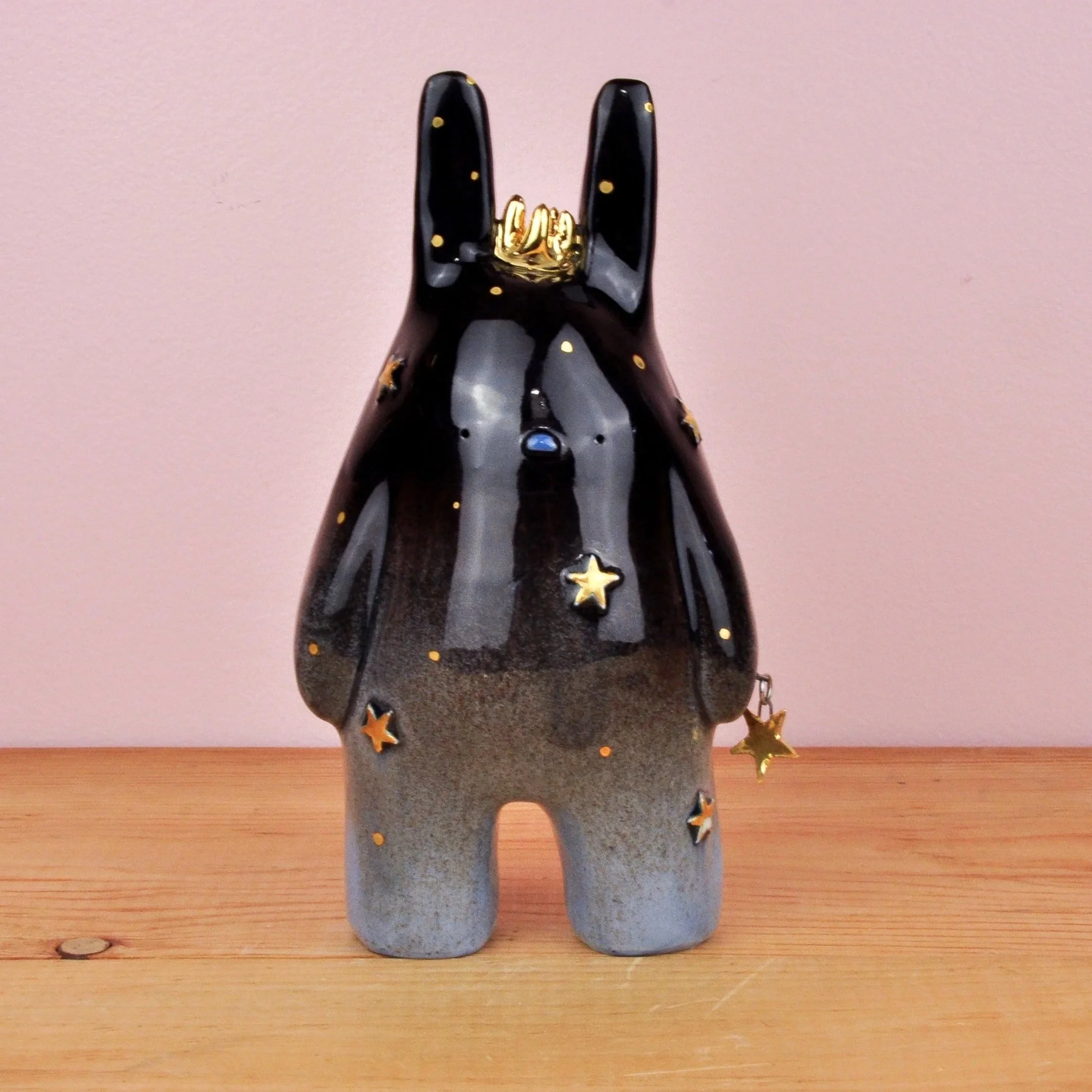 Night Sky Bunny + Star Charm