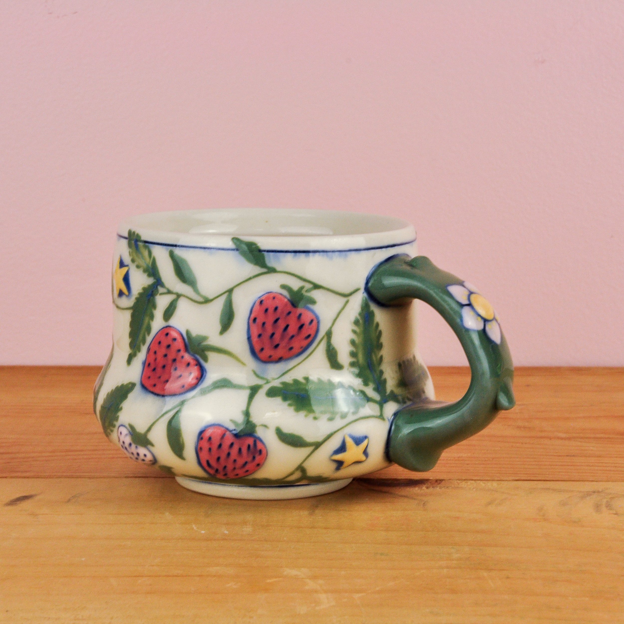 Strawberry teacup 2