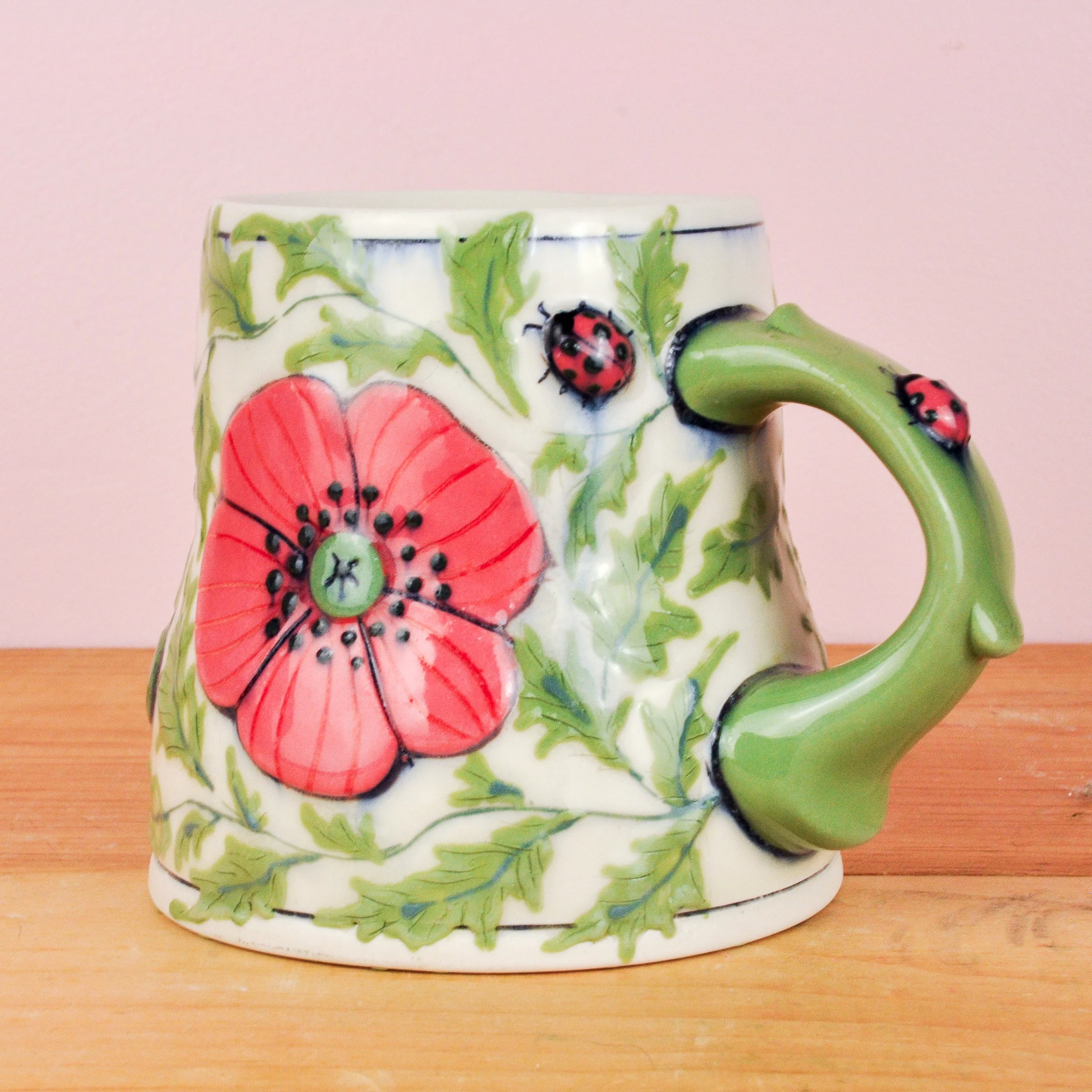 Poppy + Ladybug mug 3