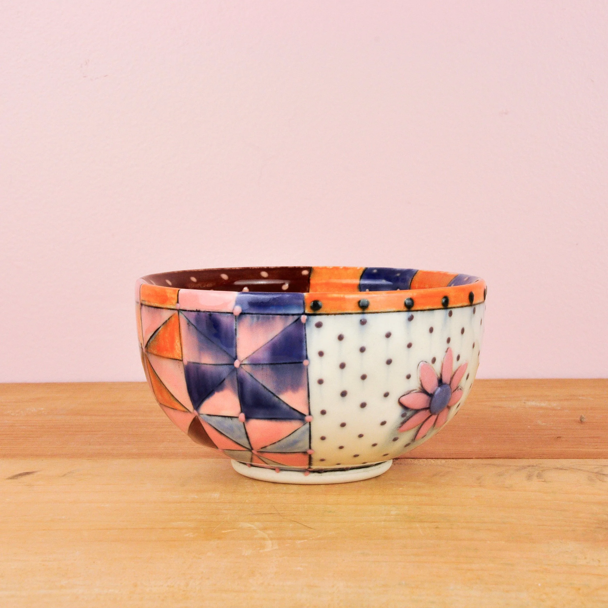Pink & Purple Quilt lil bowl