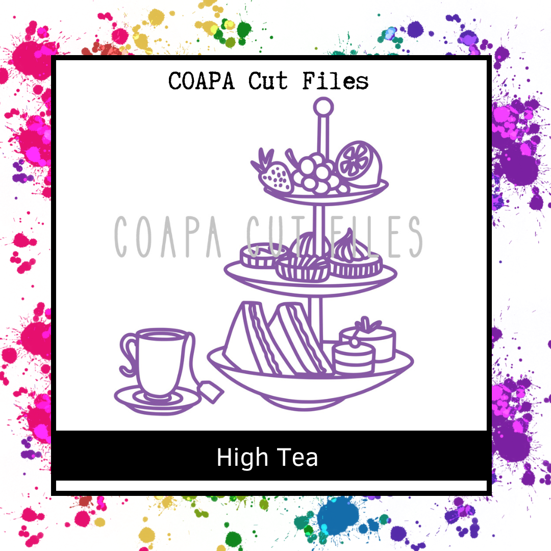 High Tea — Confessions Of A Paper Addict Cut Files