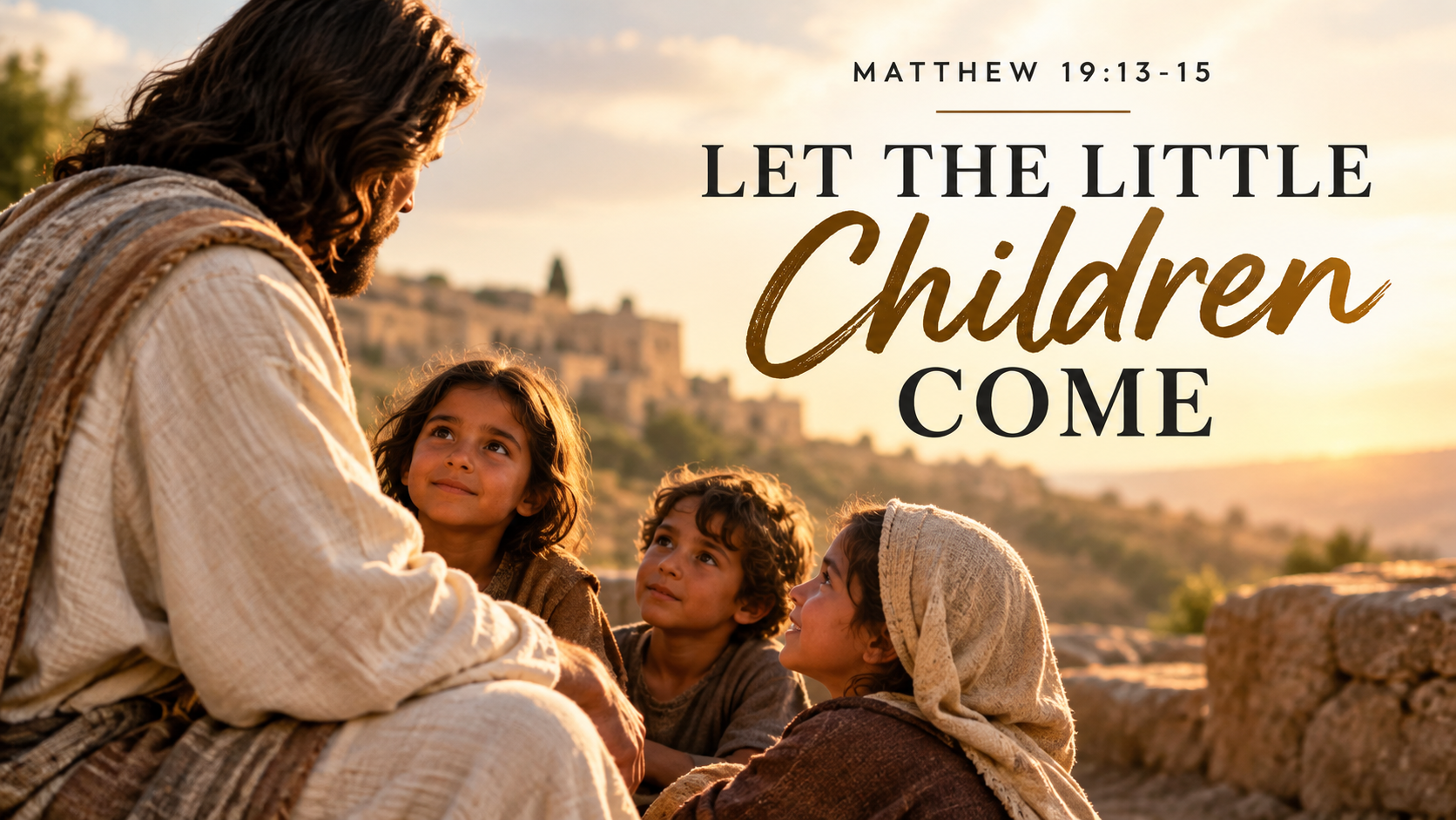 Let the Little Children Come to me.