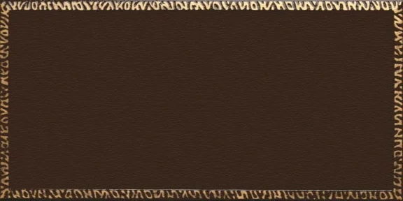 bronze plaque with a specific matching border