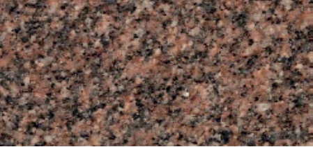 red and pink granite sample