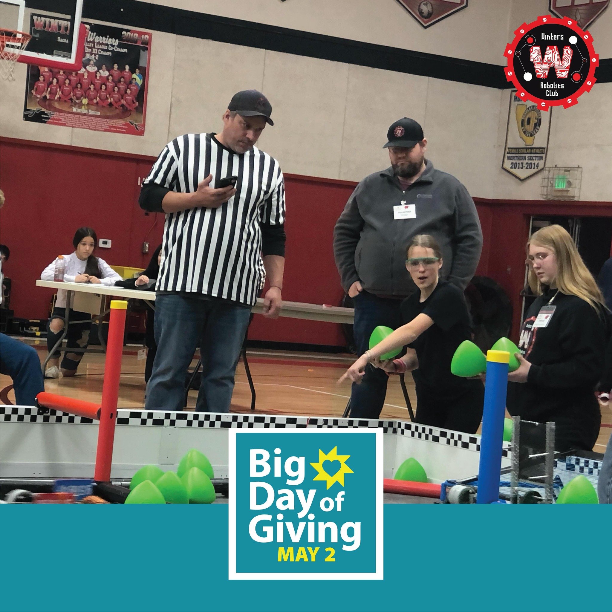 DOUBLE YOUR IMPACT for Winters Robotics by donating TODAY! A generous area donor is matching 100% of your donations up to $2500! Link in bio.

Together, your donations will help us build a sustainable engineering and robotics program for students in 