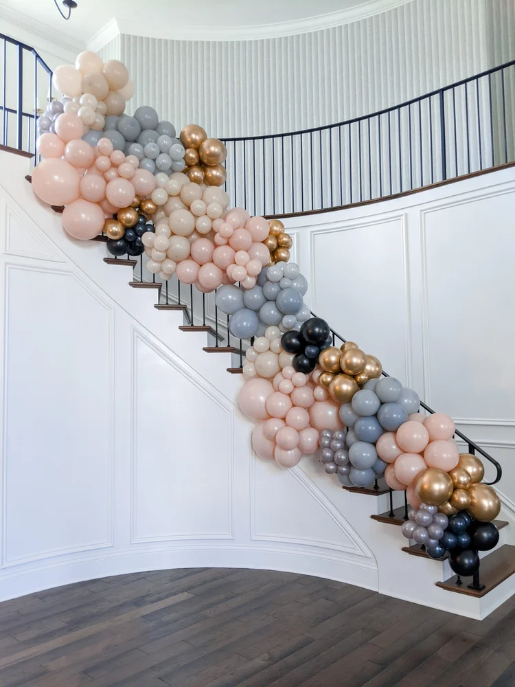 Custom Balloon Garlands — Aerial Balloons & Backdrops