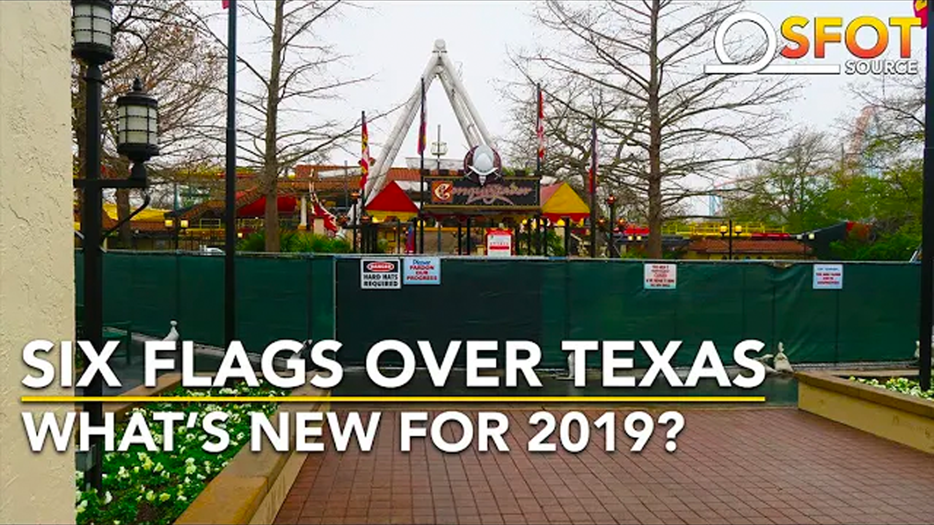 Six Flags Over Texas - What's New in 2019? El Diablo Construction, New Dining Options, & More
