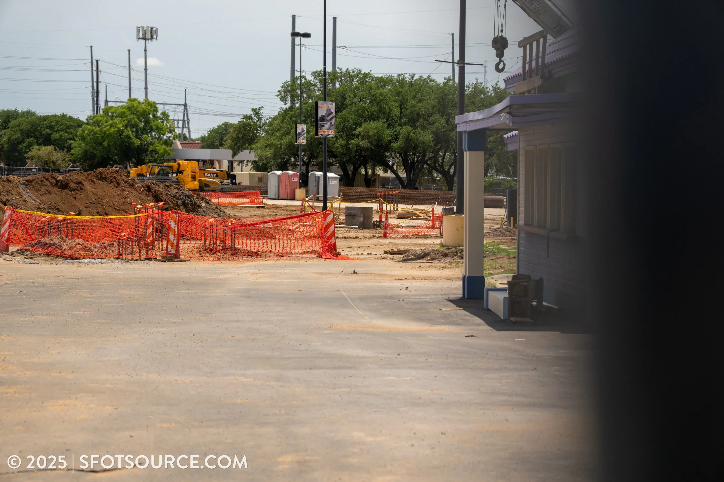 The first footers have been poured.