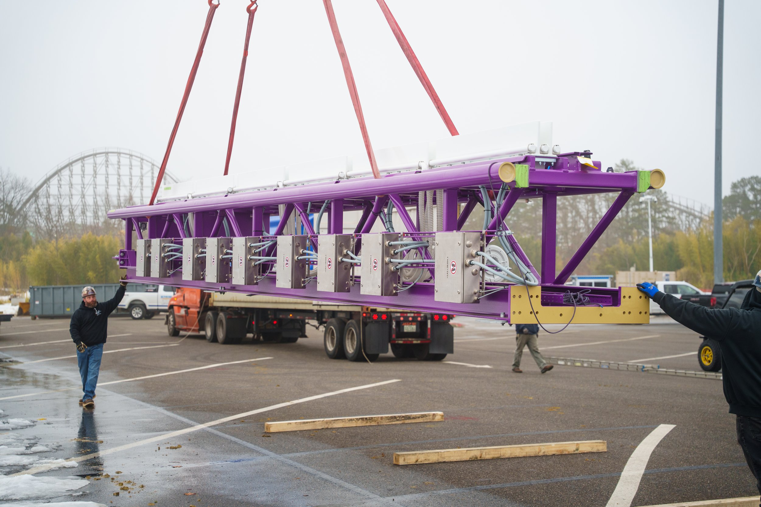 A Major New Attraction Begins to Rise at Six Flags Great Adventure