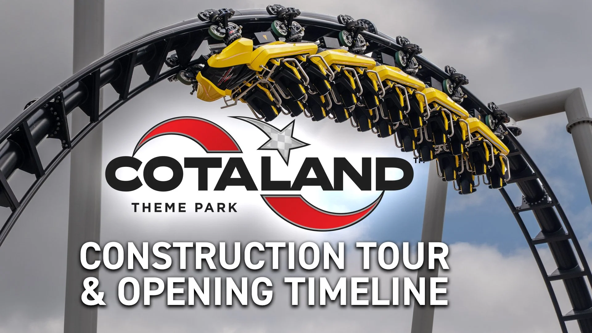 COTALAND Theme Park Construction Tour | Opening Timeline Details &amp; Riding Both New Coasters