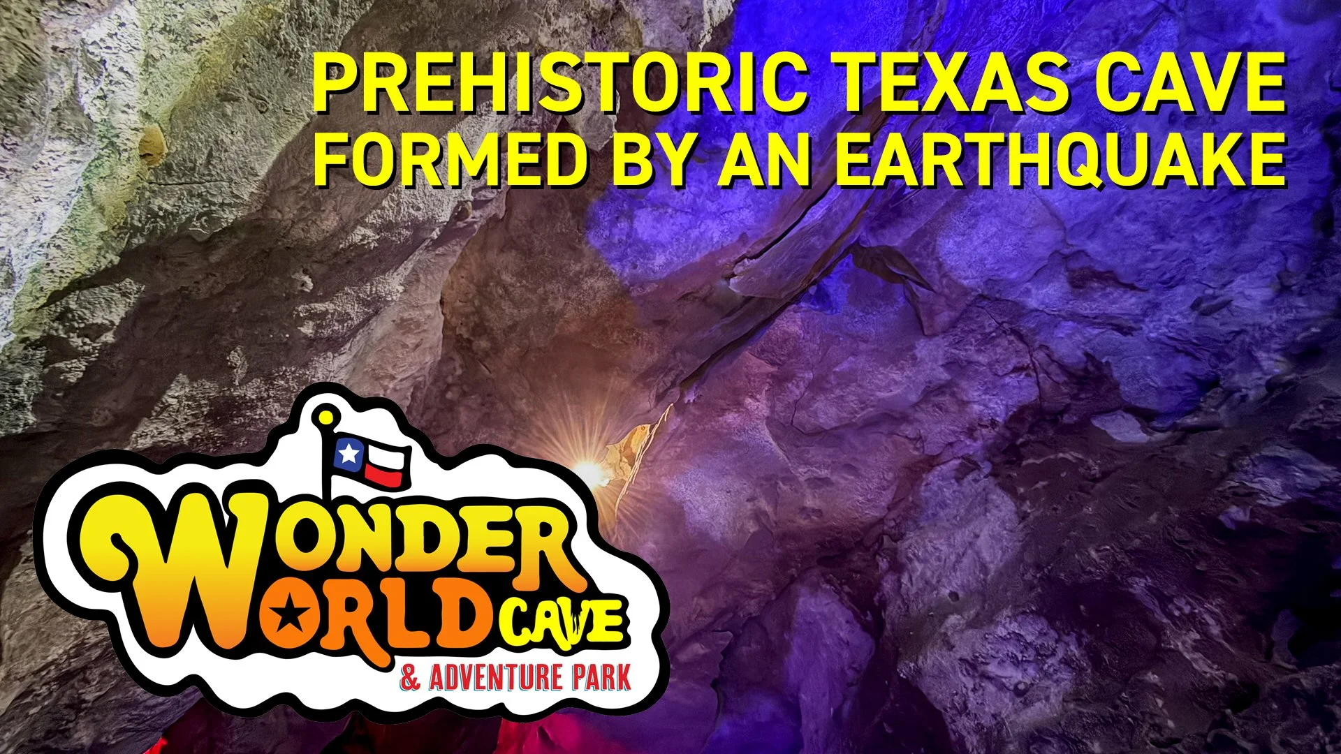 Prehistoric Texas Cave Formed by an Earthquake | Wonder World Cave (San Marcos, TX)