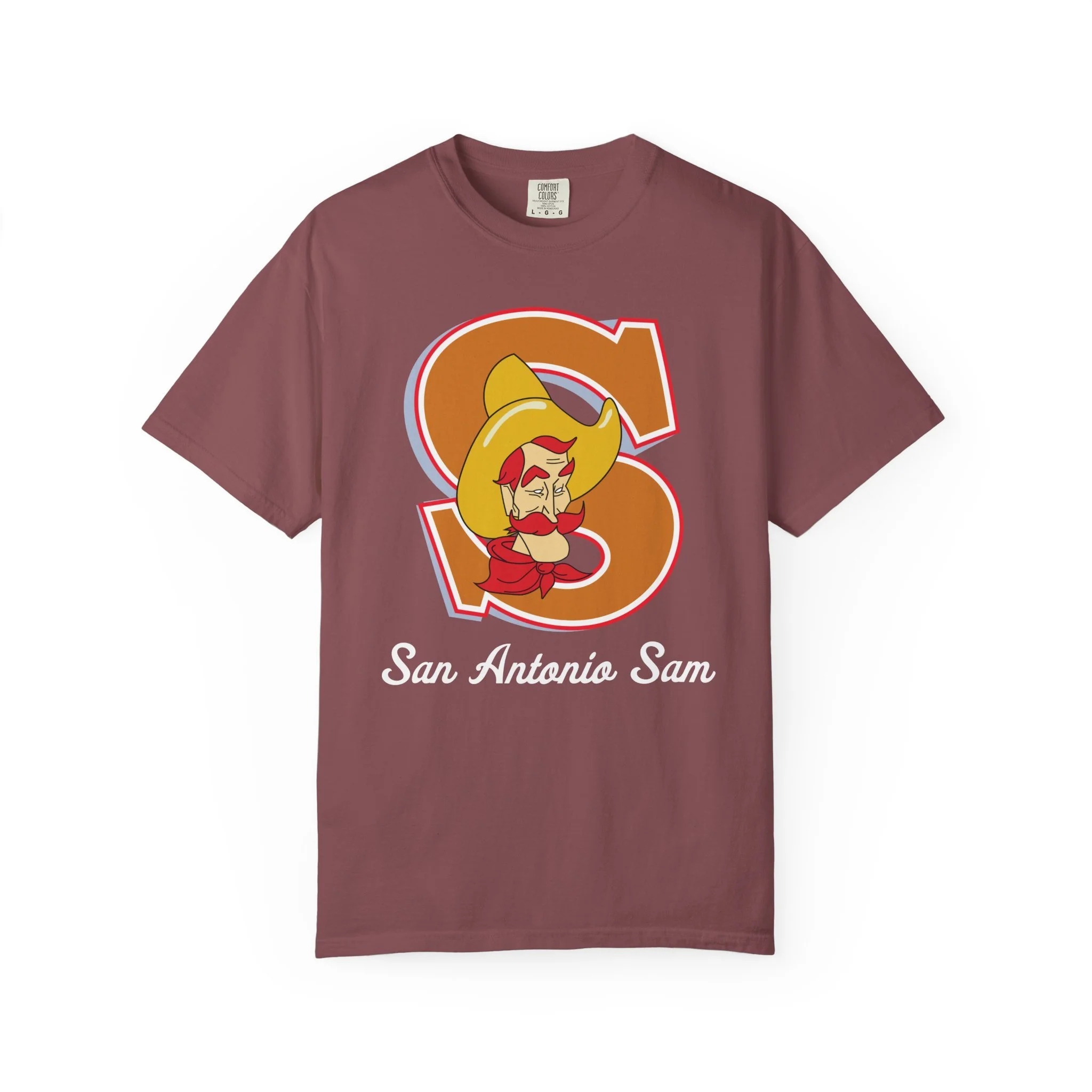"San Antonio Sam" Retro Unisex Garment-Dyed T-Shirt