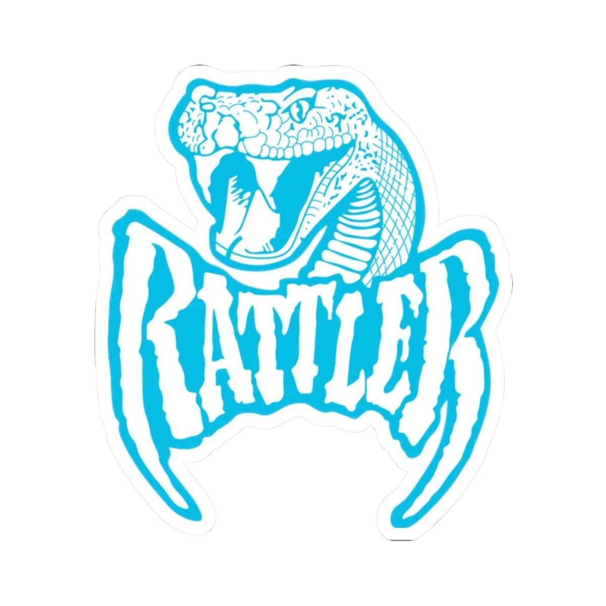 The Rattler Roller Coaster Retro Sticker