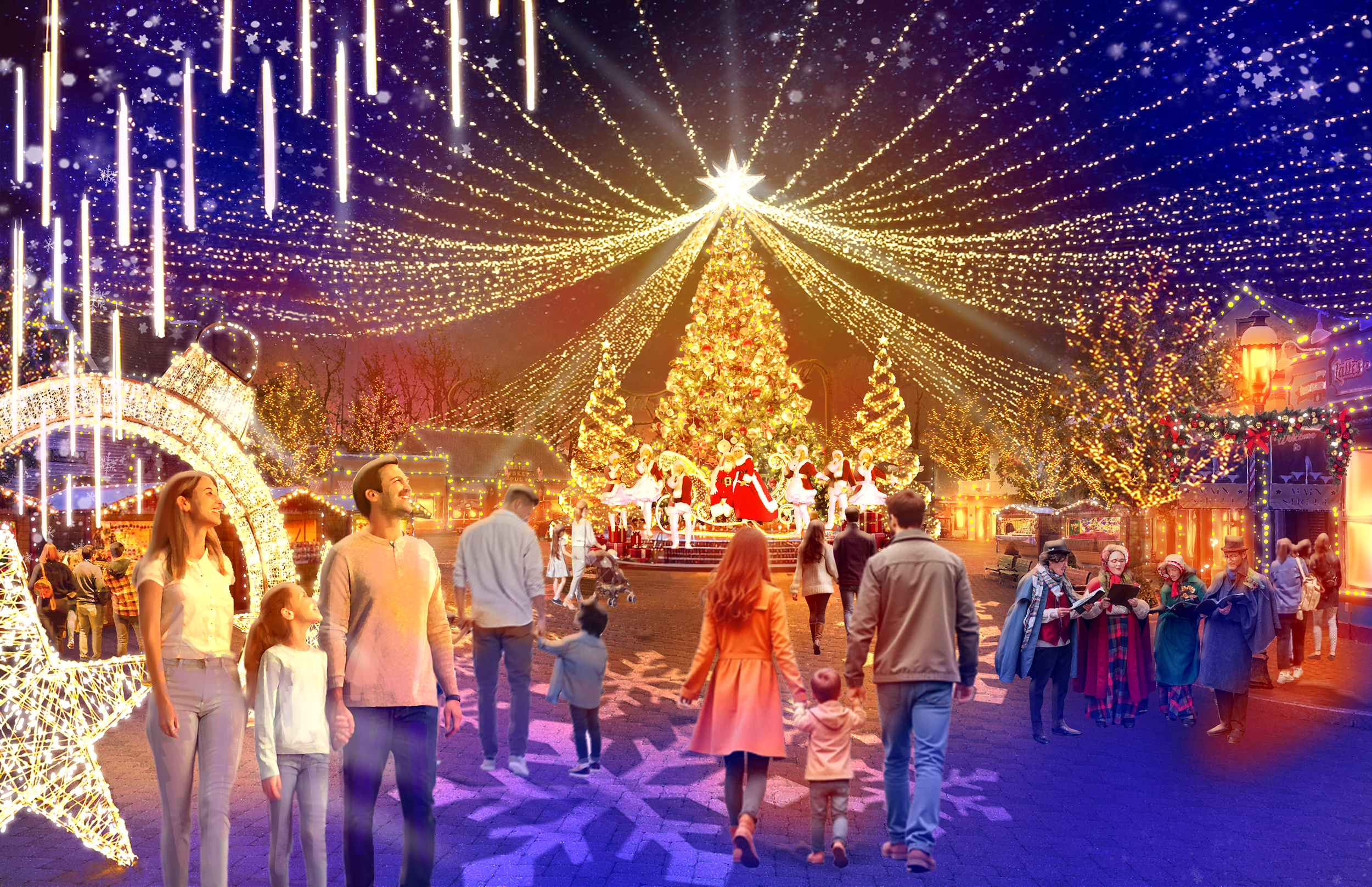 Six Flags Great Adventure Unwraps New Details as Holiday in the Park Draws Closer