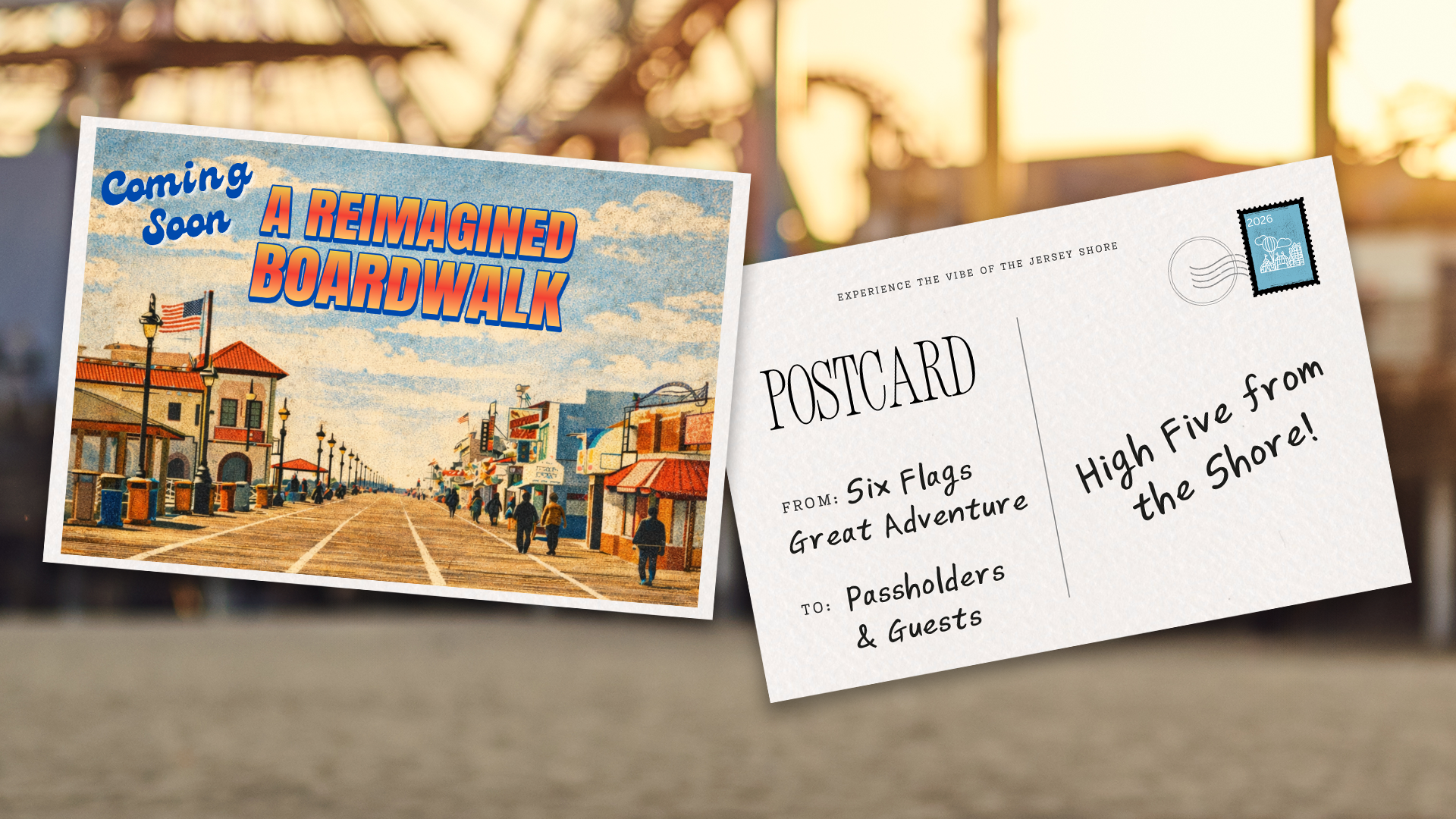 Six Flags Great Adventure Announces Major Transformation of The Boardwalk and March Park Opening