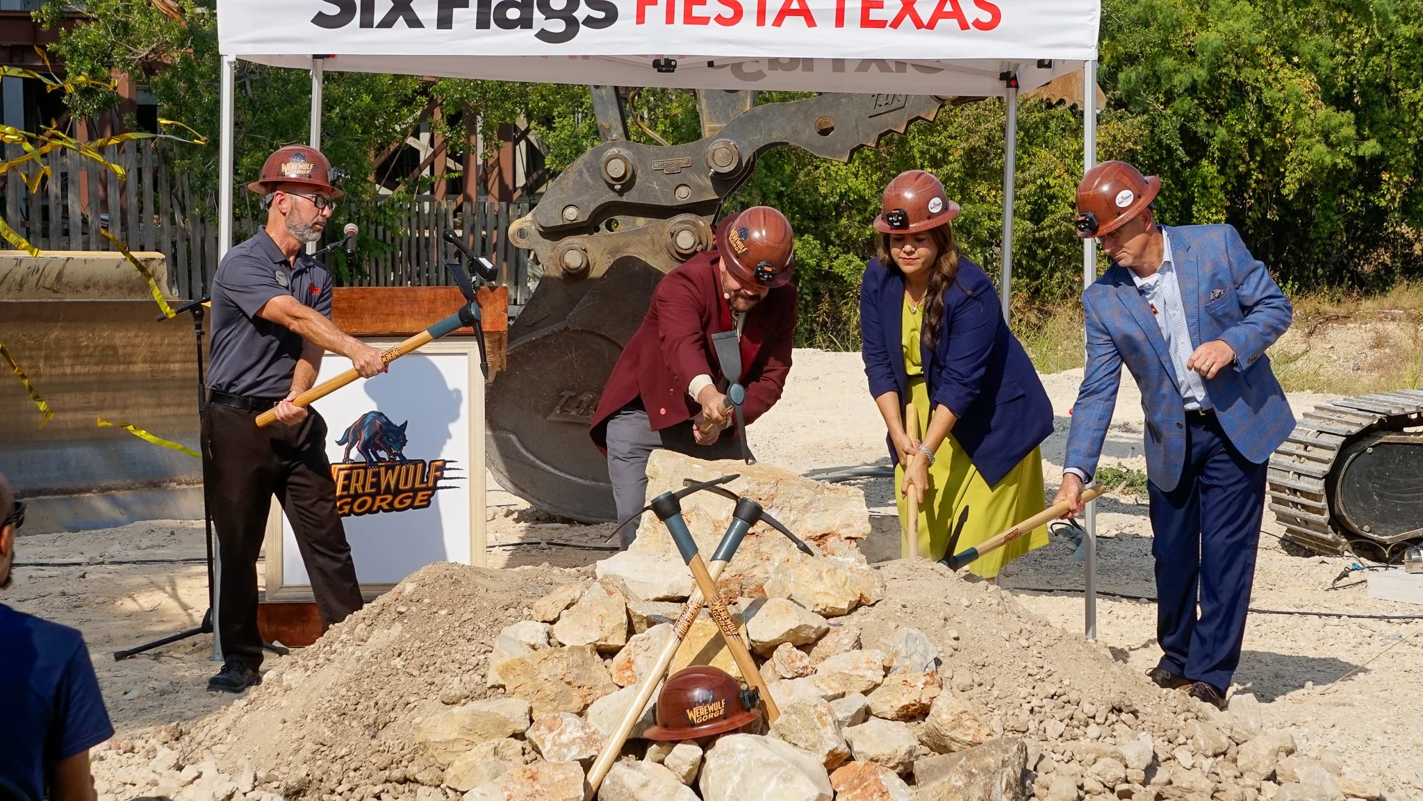 Six Flags Fiesta Texas Breaks Ground on Werewolf Gorge