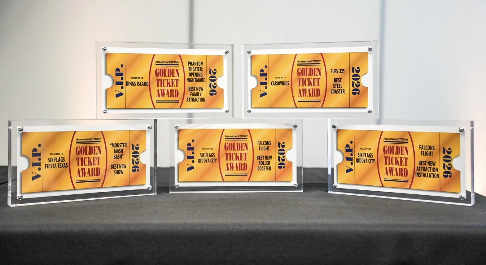 Golden Ticket Awards Six Flags 2026
