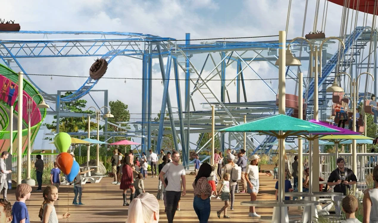 Barrels o Fun Six Flags Great Adventure Roller Coaster