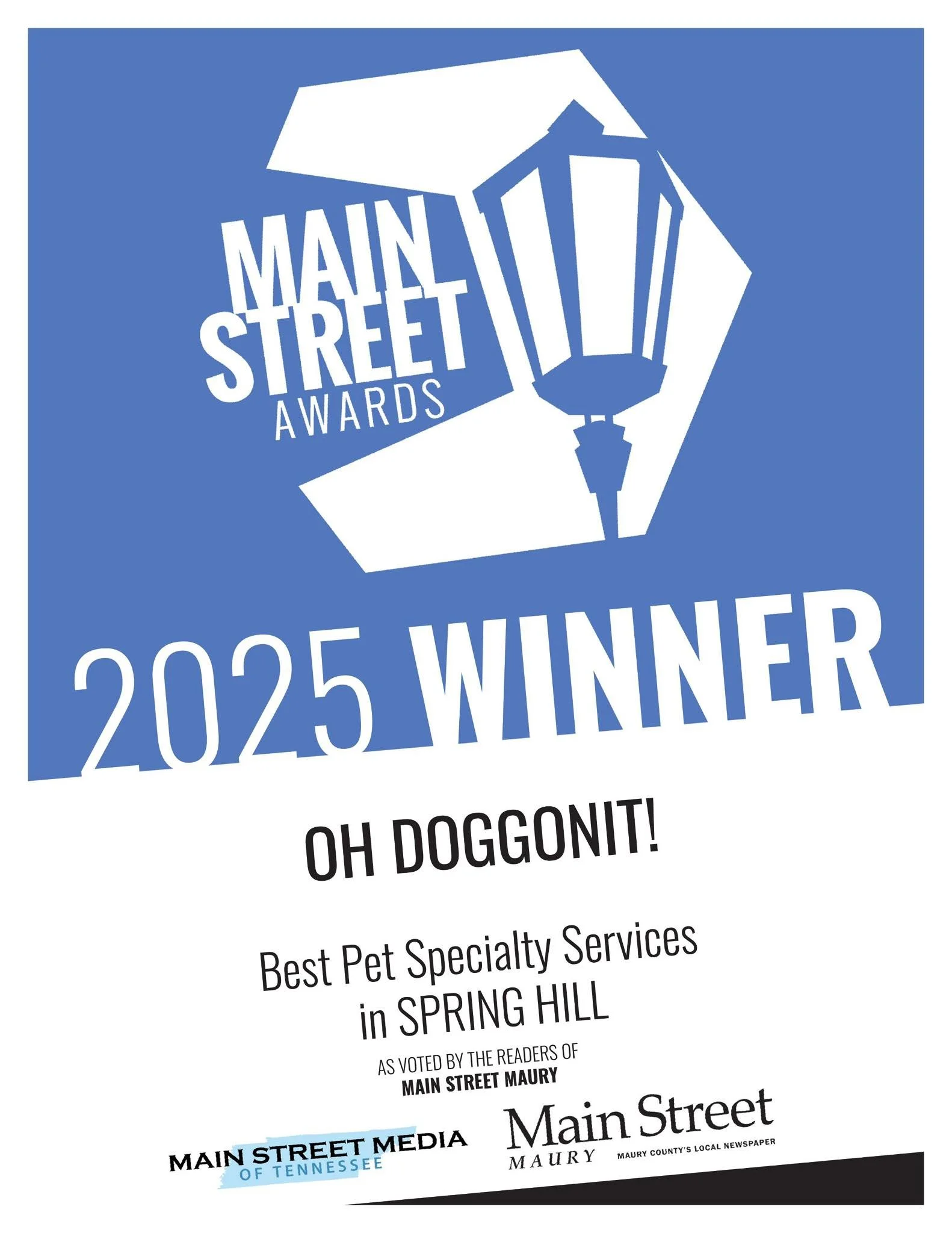 2025 Spring Hill Main Street Awards