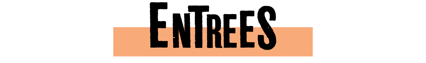 A black and orange sign with the text "ENTRIES" on it.