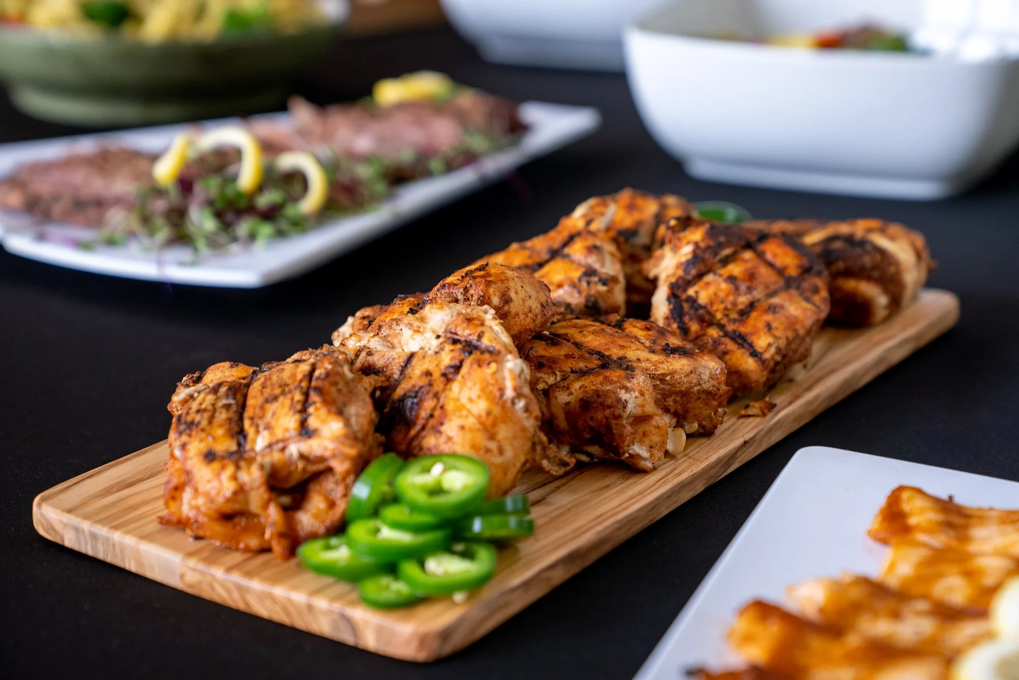 Southwestern catering menu