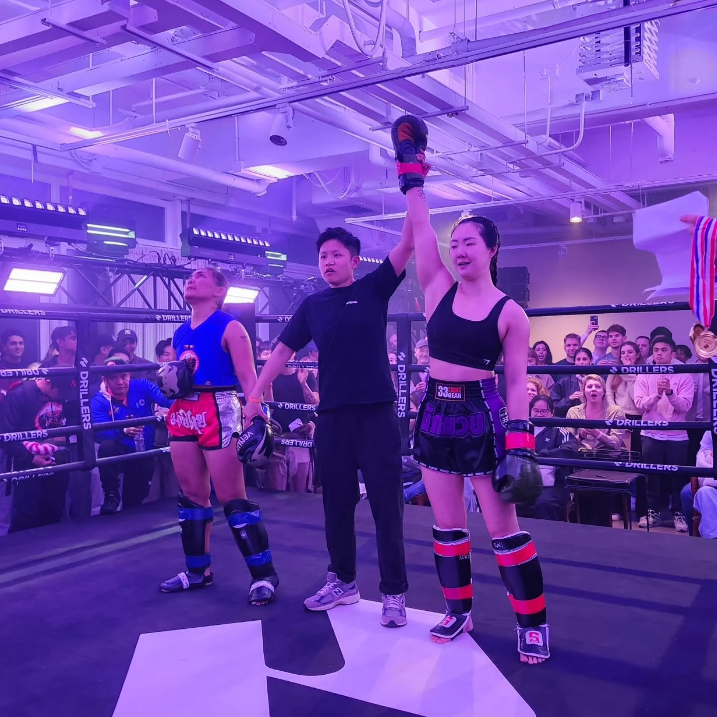 Another fun night @drillershk last night. @supplesuki and Chiu with stoppage wins. Justin was hit on the break and never recovered.  Thank you @mikeeeyyd and @pads.pads for organizing and thanks for the support 👊🏻